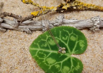 Goldschmiede Kornelia Landau Saarbrücken Goldkette mit Diamantpampeln